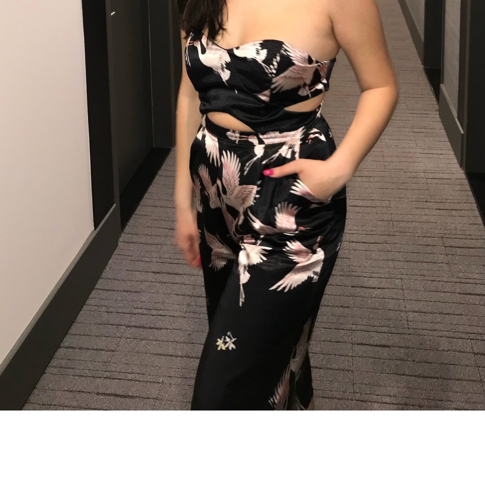 Satin jumpsuit
